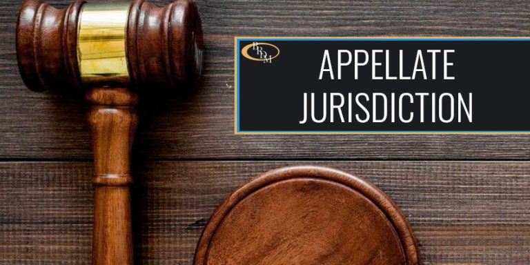 APPELLATE JURISDICTION