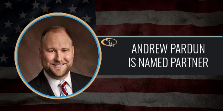 Andrew Pardun Is Named Partner of Battaglia, Ross, Dicus & McQuaid, P.A.