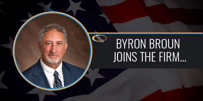 Battaglia, Ross, Dicus & McQuaid, P.A.'s Welcomes Personal Injury Attorney Byron Broun