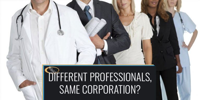 CAN DIFFERENTLY LICENSED PROFESSIONALS CO-EXIST IN THE SAME PROFESSIONAL CORPORATION?