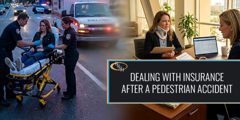 Dealing With Insurance After a Florida Pedestrian Accident