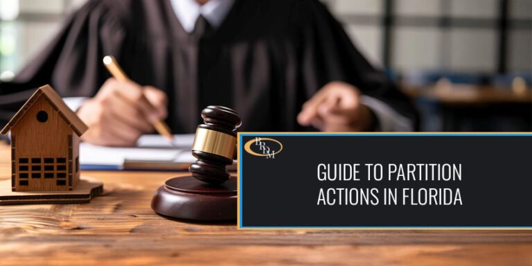 Guide to Partition Actions in Florida