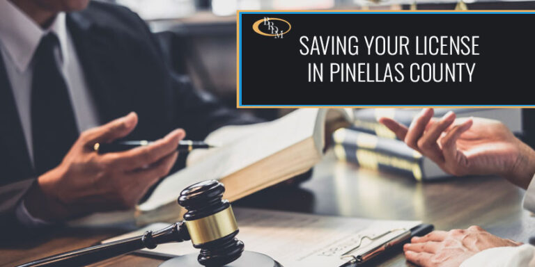 How a Criminal Defense Lawyer Can Save Your License in Pinellas County