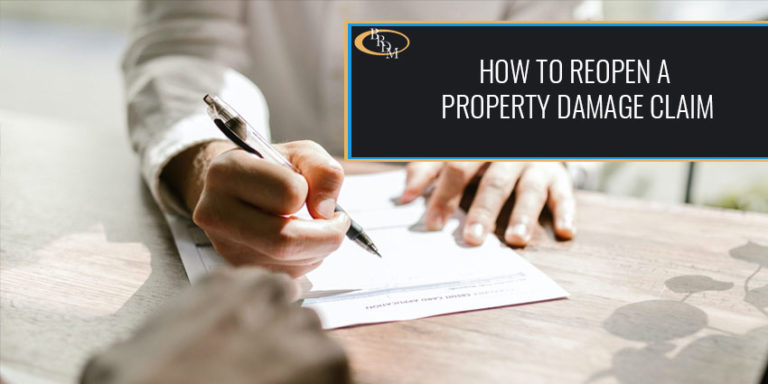 How to Reopen a Property Damage Claim