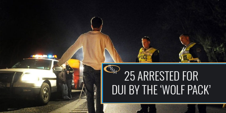 A polícia do condado de Pinellas, conhecida como "Wolf Pack", prendeu 25 pessoas por dirigir sob influência de álcool no fim de semana do 4 de julho.