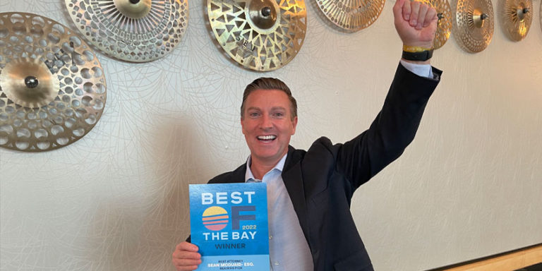 Sean McQuaid Wins Best Attorney for the Best of the Bay Contest