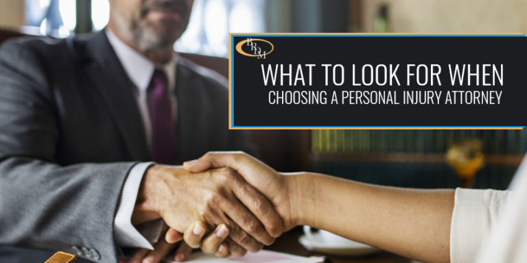 What to Look for When Choosing a Personal Injury Attorney