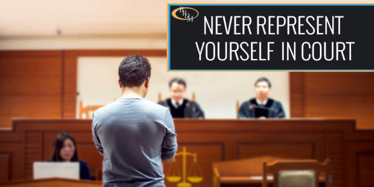Why You Should Never Represent Yourself in Court