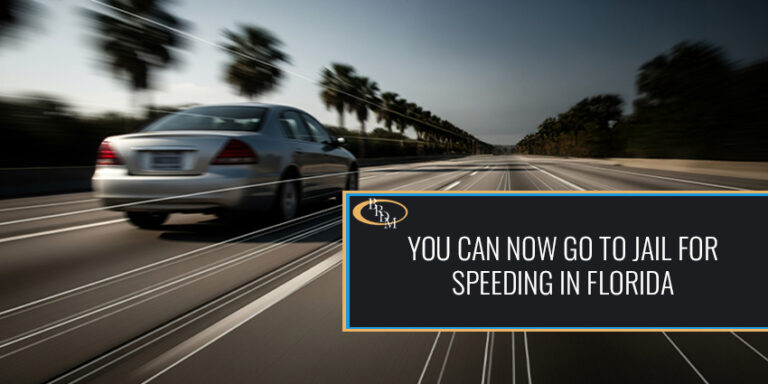You Can Now Go to Jail for Speeding in Florida